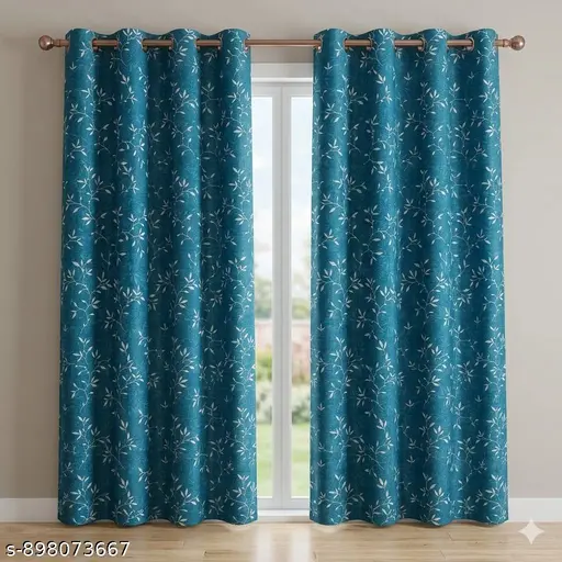 Trendy Print Curtains for Home Pack of 2 - Beautiful Home Decor